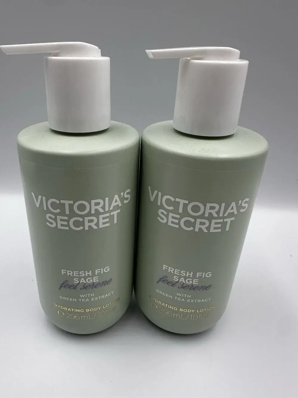 Victoria's Secret Fresh Fig Sage Feel Serene Body Lotion 10 oz New Set of 2